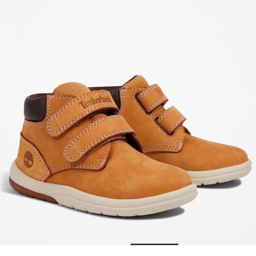 Timberland Toddler Toddle Tracks Hook-and-Loop Boot Wheat Nubuck size 9.5